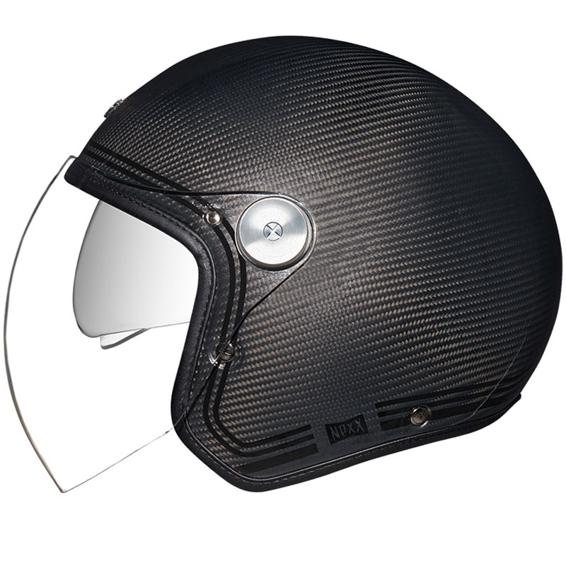 Open helm Nexx X.G30 Lignage zwart-zilver uitverkoop