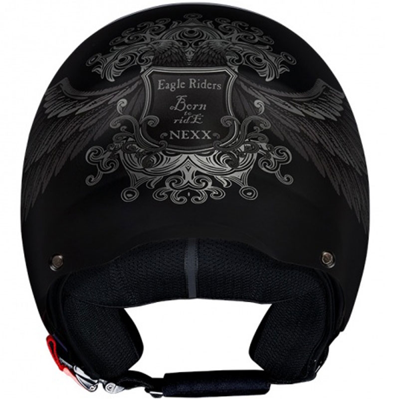 Open motorhelm NEXX Y.10 EAGLE RIDER zwart-grijs uitverkoop
