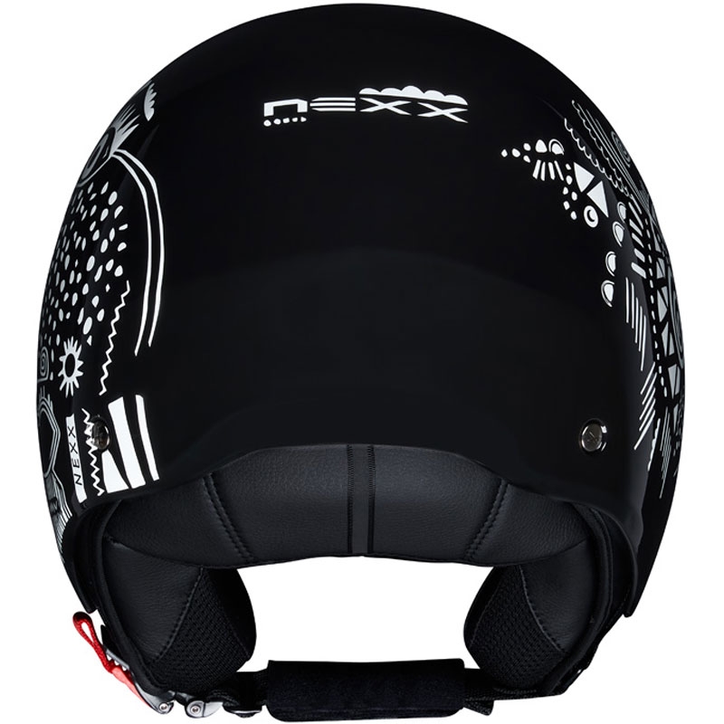 Open motorhelm NEXX Y.10 Artville zwart-wit uitverkoop