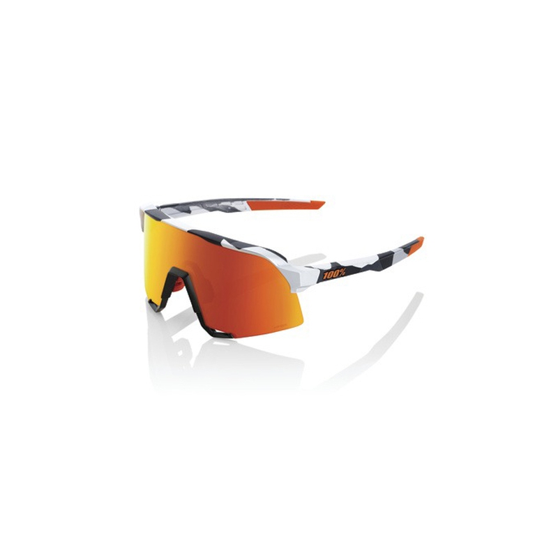 100% USA S3 Hiper camo zonnebril met rode lens