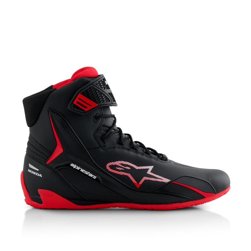 Alpinestars Faster-4 motorlaarzen HONDA collectie zwart en rood