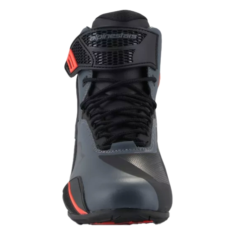 Alpinestars Faster-4 motorlaarzen zwart-grijs-fluo rood
