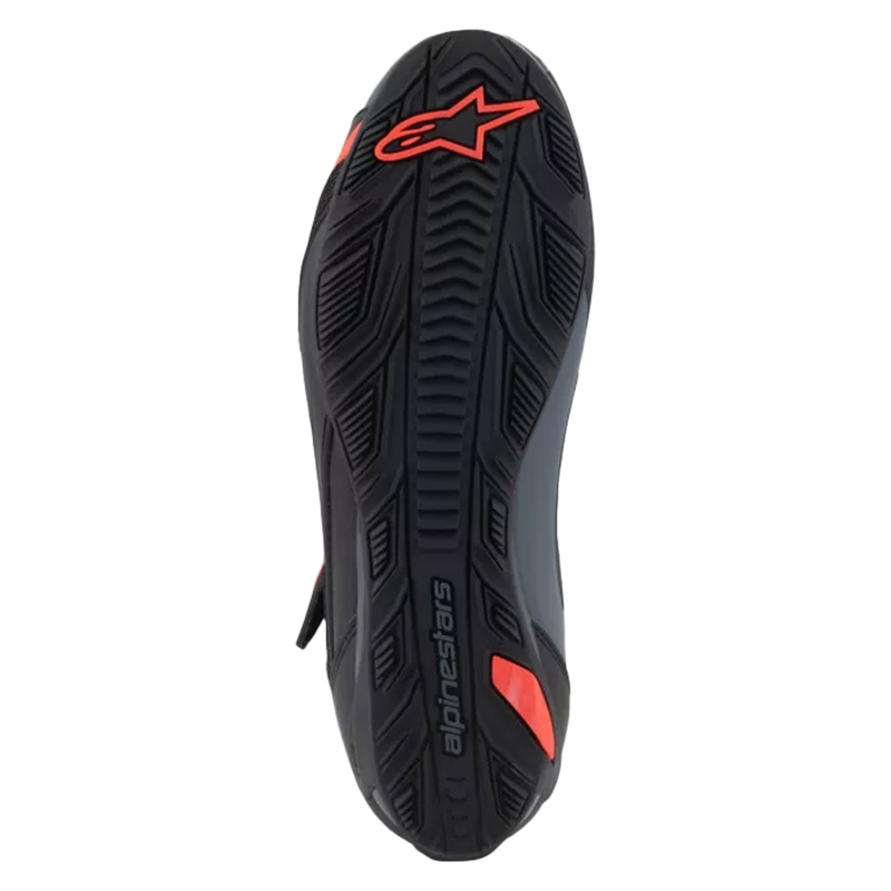 Alpinestars Faster-4 motorlaarzen zwart-grijs-fluo rood