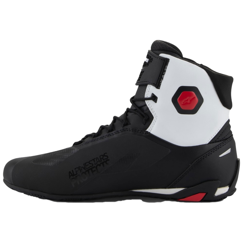 Alpinestars Faster-4 motorlaarzen zwart-wit-rood
