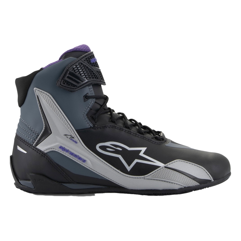 Alpinestars Stella Faster-4 dames motorlaarzen zwart-grijs-paars