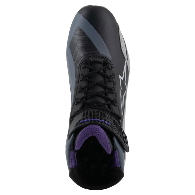 Alpinestars Stella Faster-4 dames motorlaarzen zwart-grijs-paars