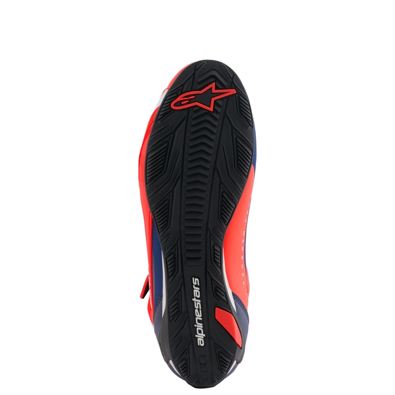 Alpinestars Faster-4 motorlaarzen MM93 collectie fluo rood-blauw-wit