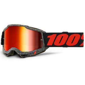 Kinder motorcrossbril 100% - USA ACCURI 2 Huaraki rood plexi
