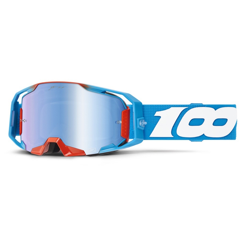 100% Armatic Jett Lawrence LE Motocrossbrillenset Roze-Blauw