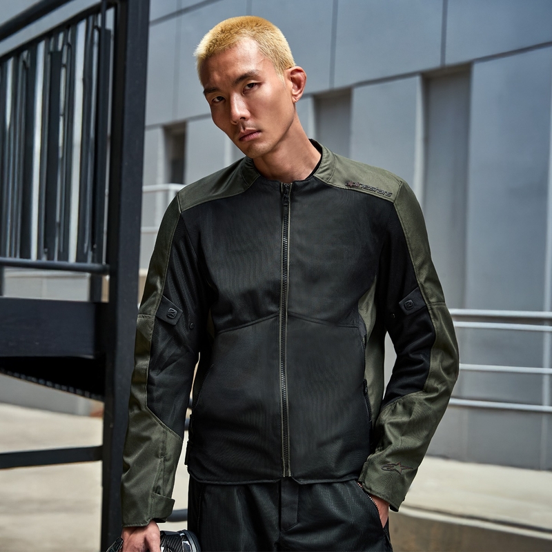 Alpinestars C-1 Air motorjack zwart-khaki
