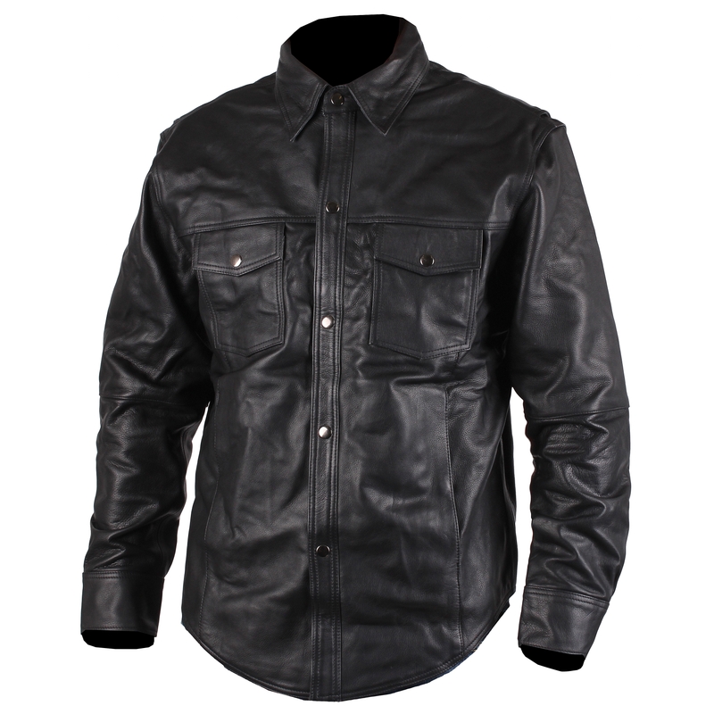 Kožená košile Milestone výprodej