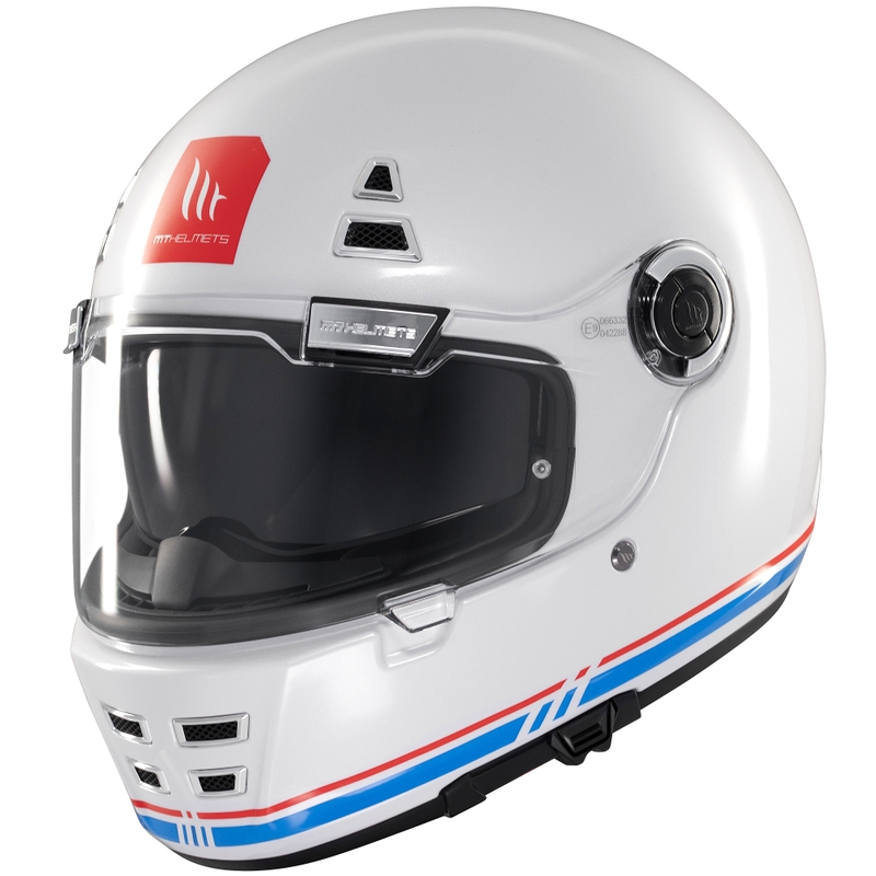 Integraal motorhelm MT Jarama SV glanzend wit