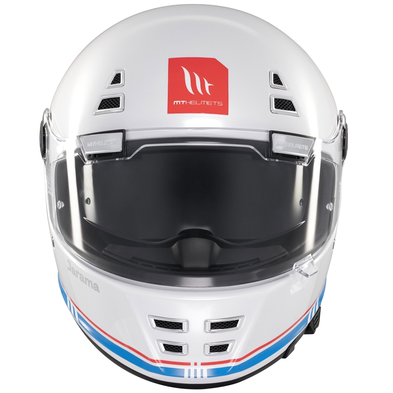 Integraal motorhelm MT Jarama SV glanzend wit