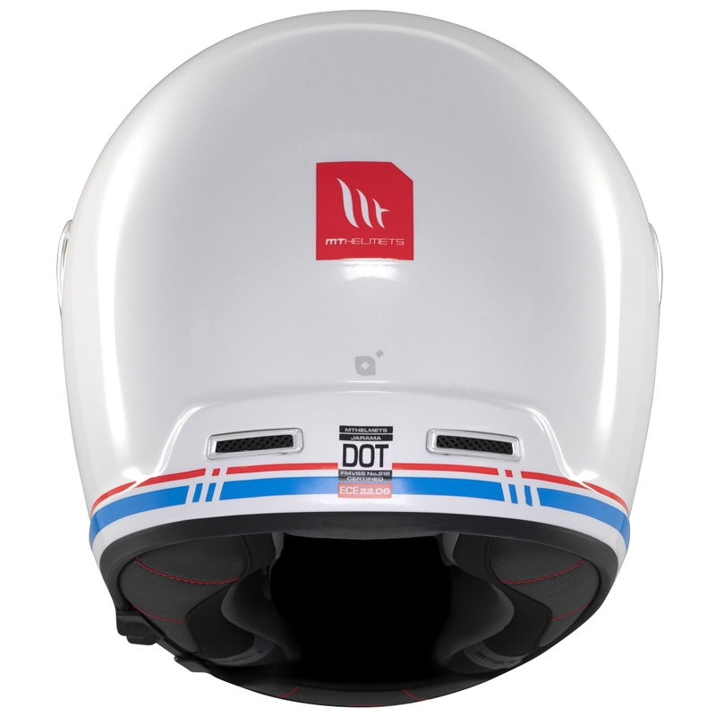 Integraal motorhelm MT Jarama SV glanzend wit