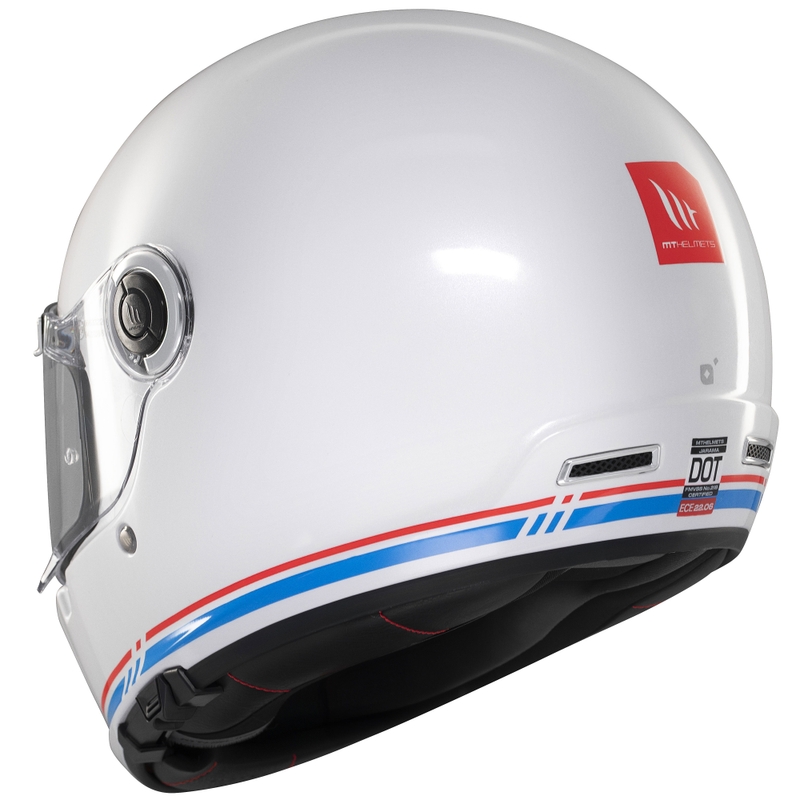 Integraal motorhelm MT Jarama SV glanzend wit