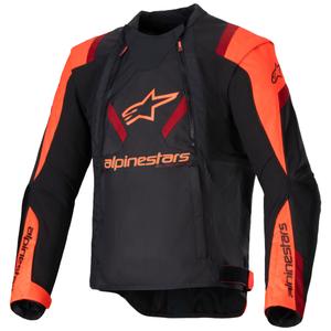 Alpinestars T-Stunt Air motorjack zwart-fluo rood-rood