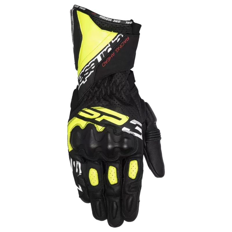 Alpinestars SP-3 motorhandschoenen zwart-fluo geel-wit