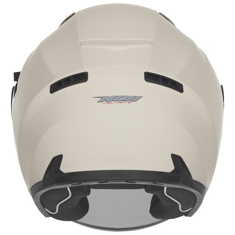 Open face motorhelm NOX N130 mat zand