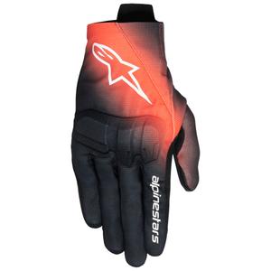 Alpinestars Reef V2 motorhandschoenen zwart-fluo rood-wit