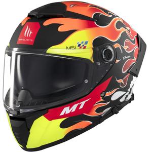 Integraal motorhelm MT Thunder 4 SV Yamanaka mat zwart-rood