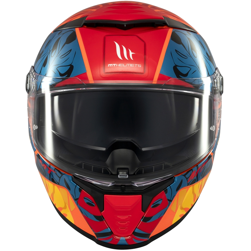 Integraalhelm MT Thunder 4 SV Rainforest blauw-oranje
