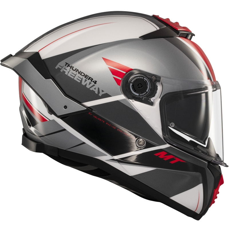 Integraal motorhelm MT Thunder 4 SV Freeway zwart-grijs-rood