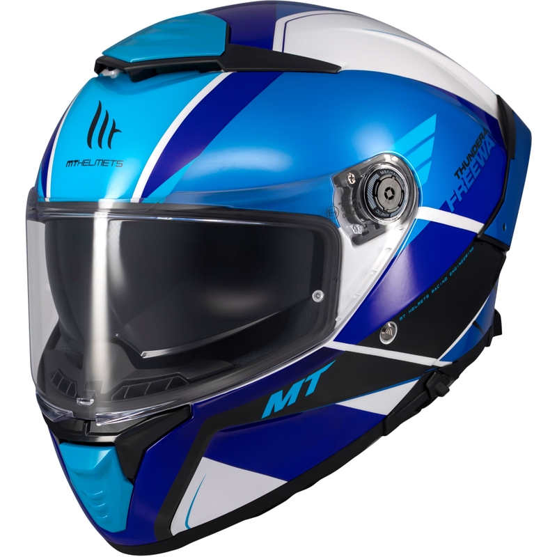 Integraal motorhelm MT Thunder 4 SV Freeway blauw-grijs-zwart