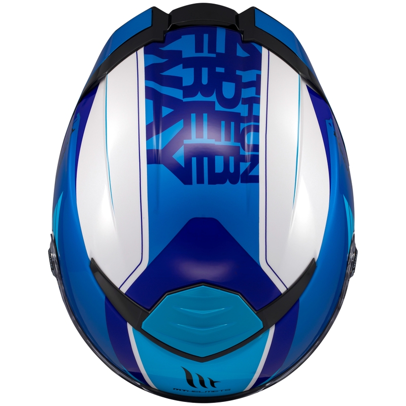 Integraal motorhelm MT Thunder 4 SV Freeway blauw-grijs-zwart