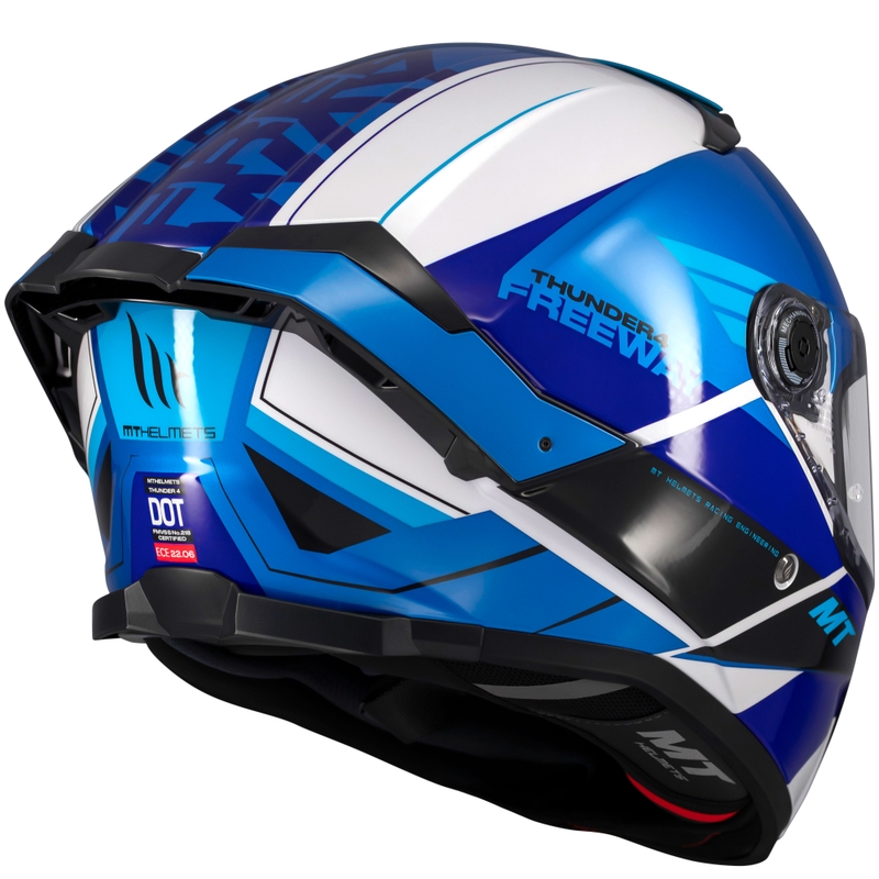 Integraal motorhelm MT Thunder 4 SV Freeway blauw-grijs-zwart