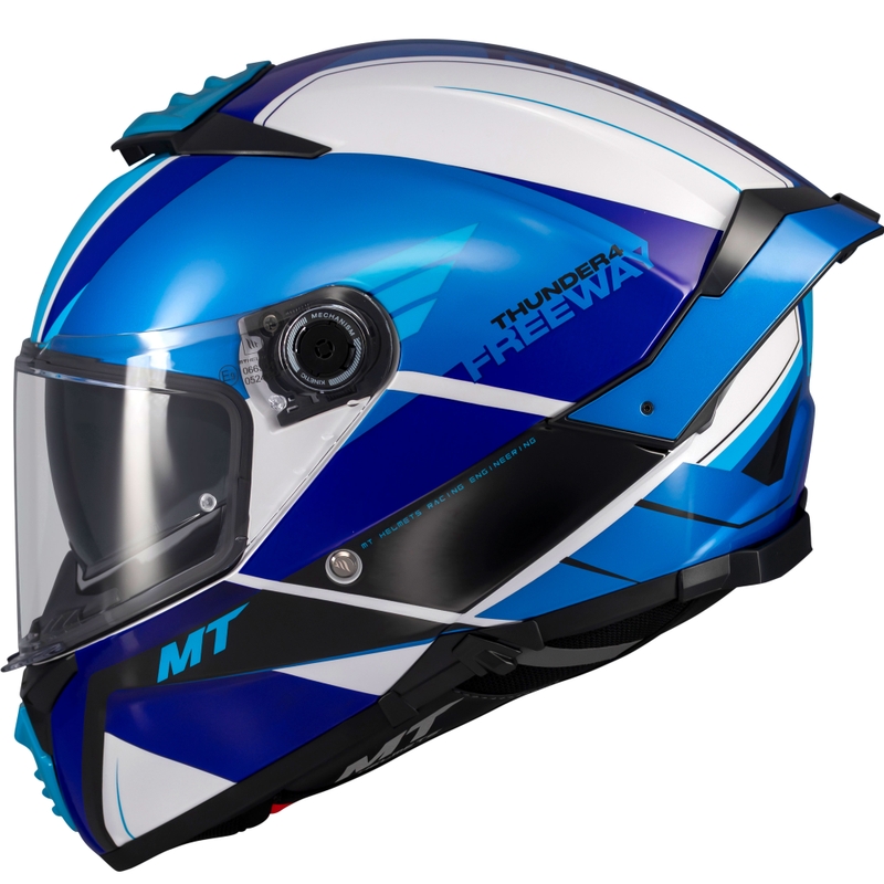 Integraal motorhelm MT Thunder 4 SV Freeway blauw-grijs-zwart