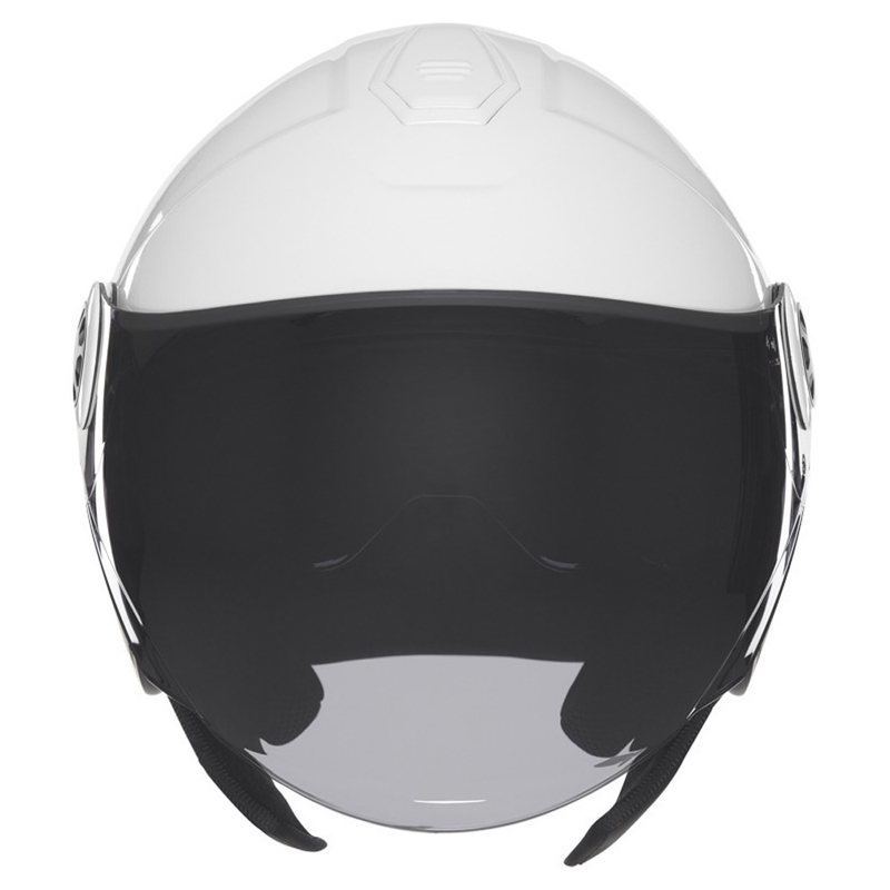 Open face motorhelm NOX N182 wit