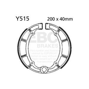 Sada brzdových čelistí EBC včetně pružin