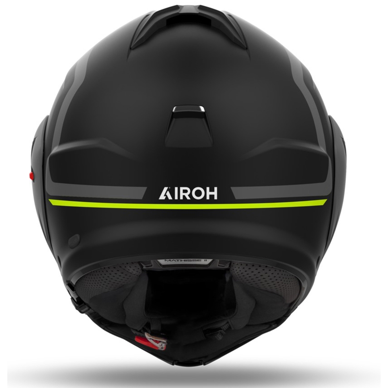 Airoh Mathisse 2 Genius flip-up motorhelm mat geel