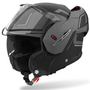 Airoh Mathisse 2 Genius flip-up motorhelm mat grijs