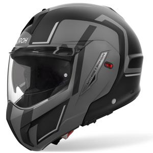 Airoh Mathisse 2 Genius flip-up motorhelm mat grijs
