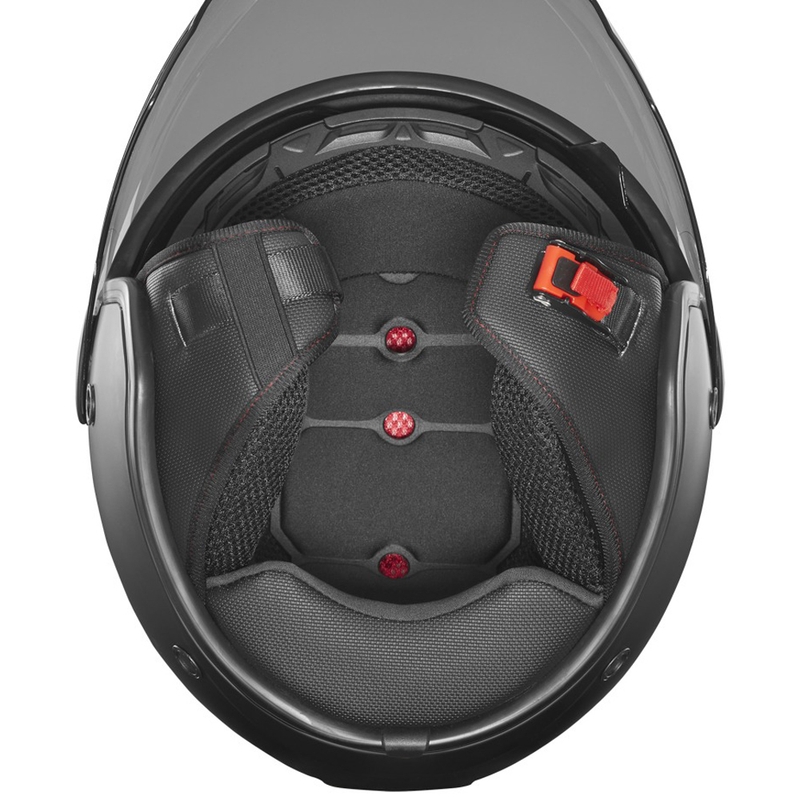 Open motorhelm NOX N182 matzwart