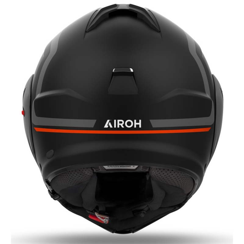 Airoh Mathisse 2 Genius flip-up motorhelm mat oranje