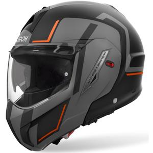 Airoh Mathisse 2 Genius flip-up motorhelm mat oranje
