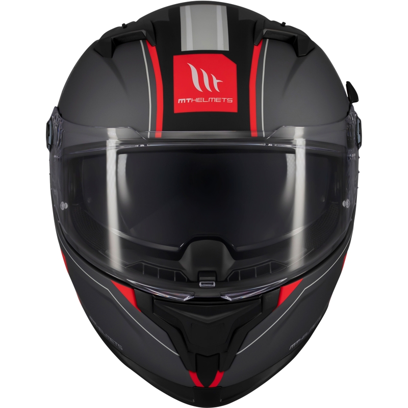 Integraal motorhelm MT Braker SV Charm mat zwart-rood