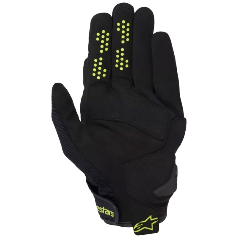 Alpinestars Chrome V2 Motorhandschoenen Donker Khaki-Zwart-Geel