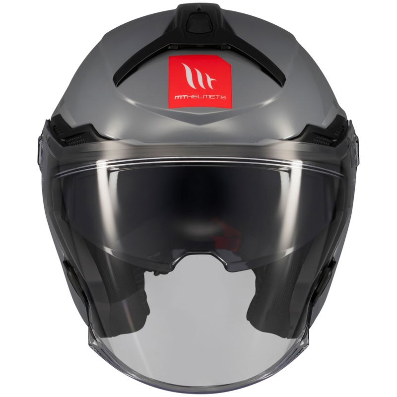 Open helm MT Cosmo SV glanzend grijs