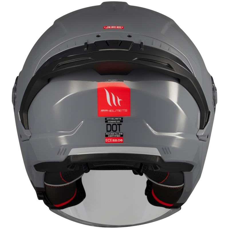 Open helm MT Cosmo SV glanzend grijs