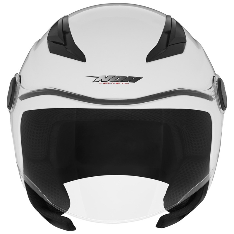 Kinder open-face motorhelm NOX N710 wit