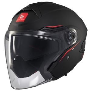 Open helm MT Cosmo SV matzwart