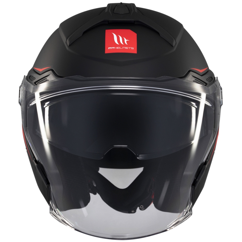 Open helm MT Cosmo SV matzwart