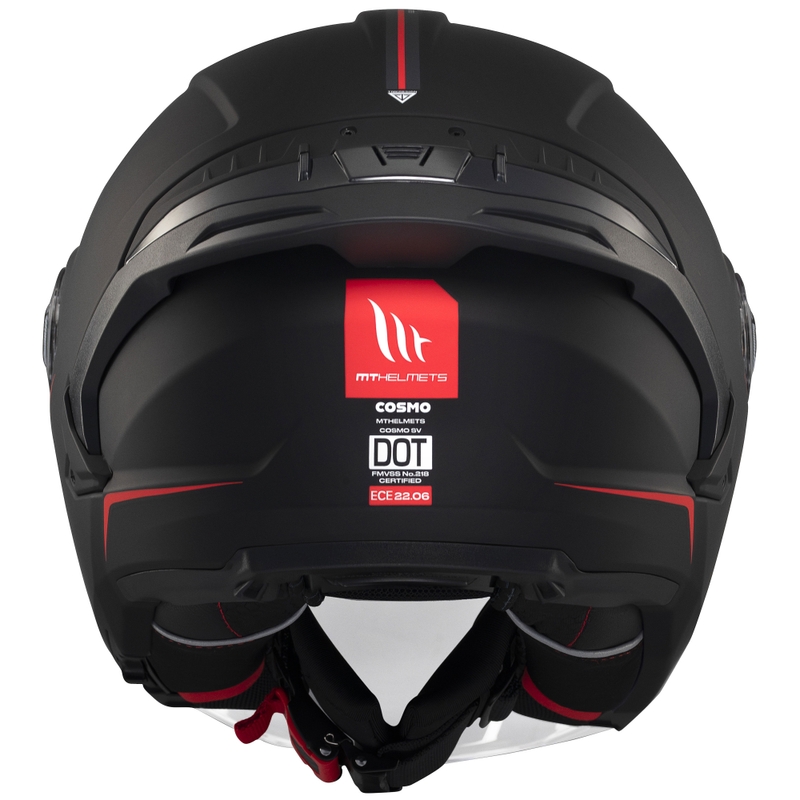 Open helm MT Cosmo SV matzwart