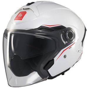 Open helm MT Cosmo SV glanzend wit