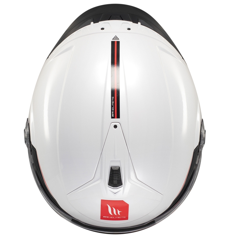 Open helm MT Cosmo SV glanzend wit