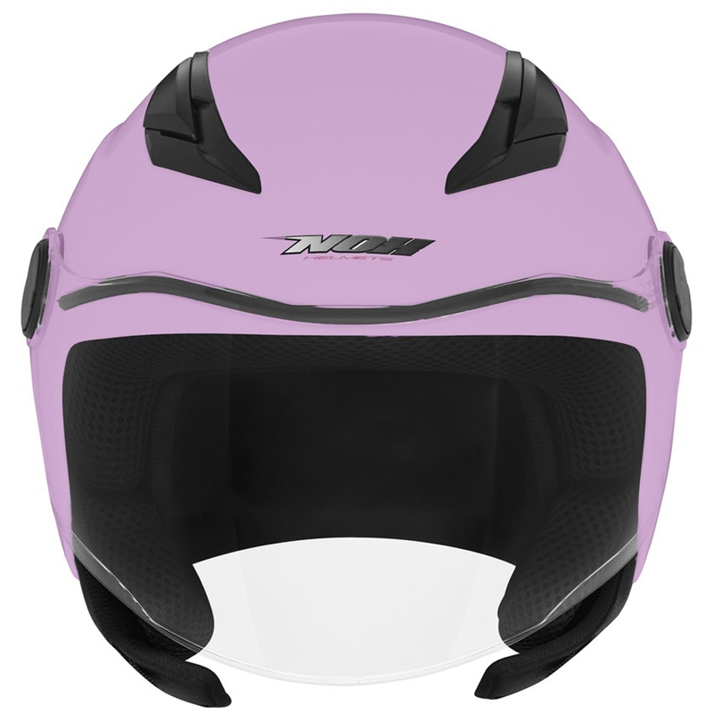 Kinder open-face motorhelm NOX N710 roze