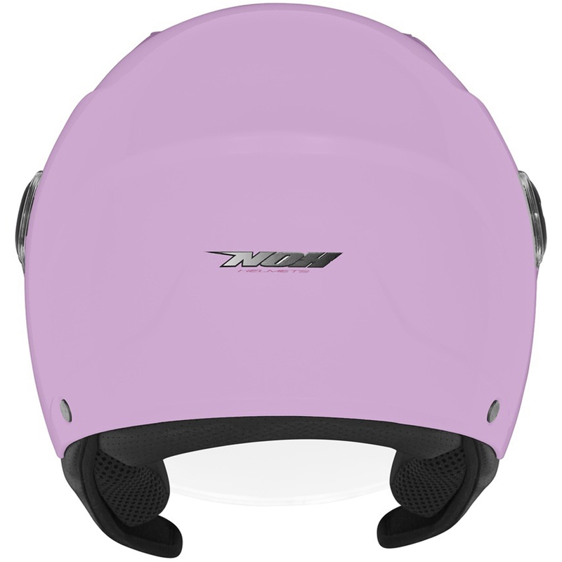 Kinder open-face motorhelm NOX N710 roze
